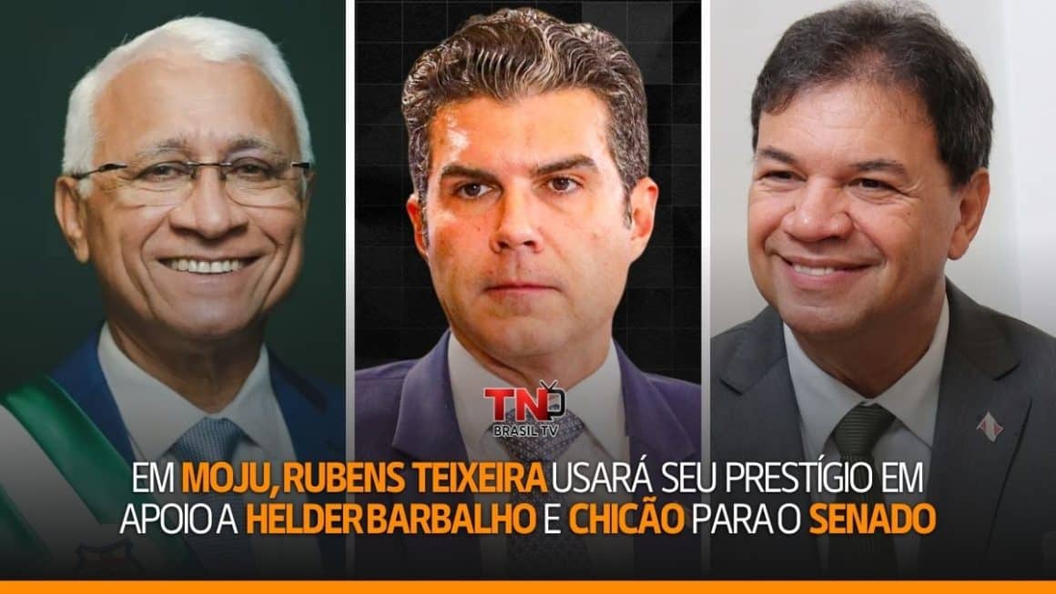 Em Moju, Rubens Teixeira usará seu prestígio em apoio a Helder Barbalho e Chicão para o Senado Em Moju, Rubens Teixeira usará seu prestígio em apoio a Helder Barbalho e Chicão para o Senado