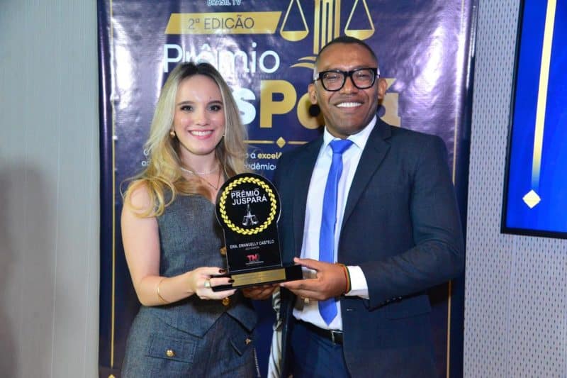 Referência na advocacia cível, Emanuelly Castelo recebe Prêmio JusPará 2026