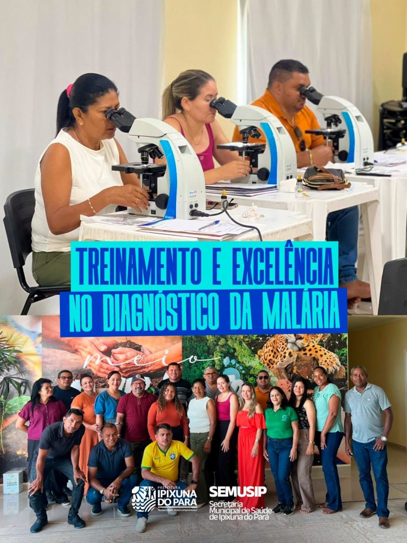 Ipixuna do Pará investe na qualificação de profissionais para fortalecer diagnóstico da malária