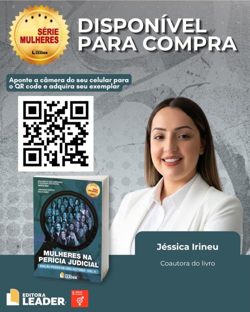 Enfermeira Perita Criminal Jéssica Irineu é homenageada em premiação da obra “Por Mais Mulheres na Perícia Judicial”