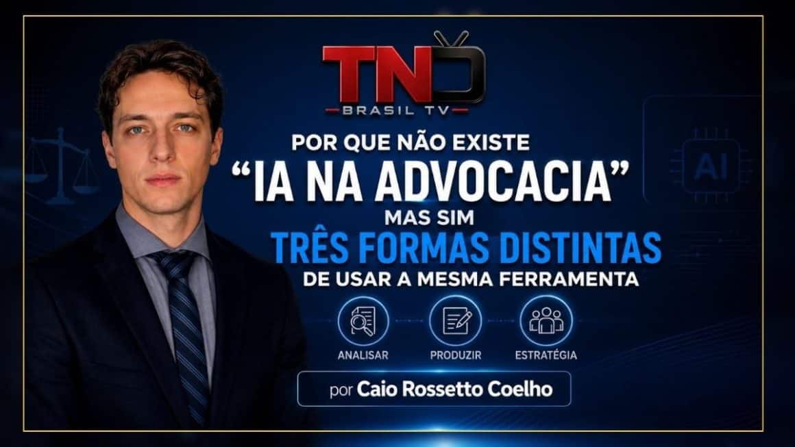 Por que não existe “IA na advocacia”, mas sim três formas distintas de usar a mesma ferramenta Por que não existe "IA na advocacia", mas sim três formas distintas de usar a mesma ferramenta