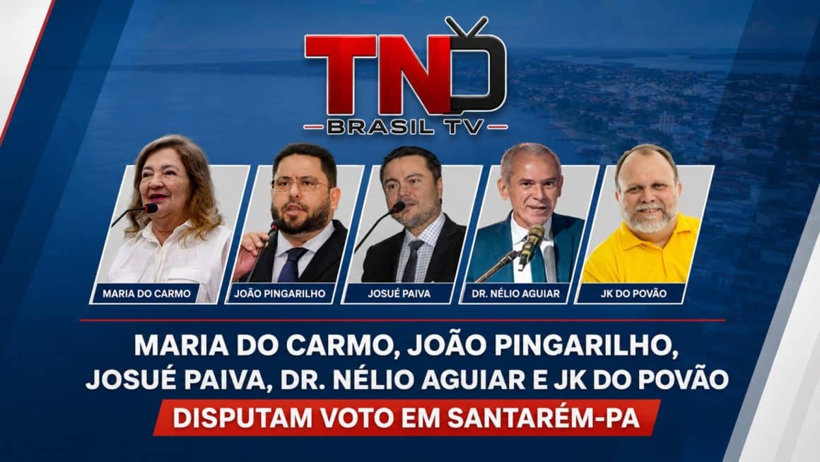 Maria do Carmo, João Pingarilho, Josué Paiva, Dr. Nélio Aguiar e JK do Povão disputam voto em Santarém-PA Maria do Carmo, João Pingarilho, Josué Paiva, Dr. Nélio Aguiar e JK do Povão disputam voto em Santarém-PA