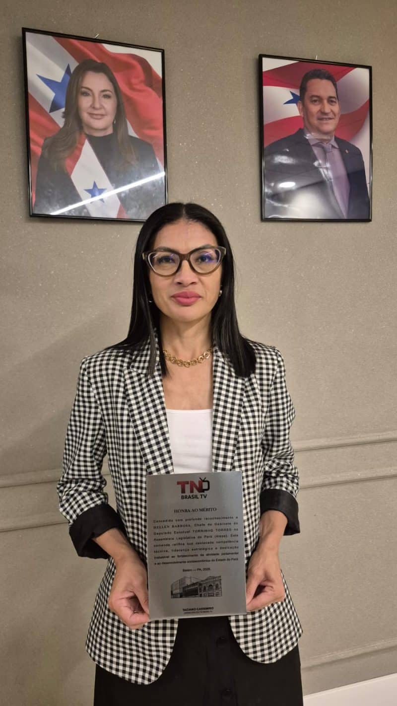Hellen Barbosa recebe Prêmio Alepa Em Foco 2025 na categoria "Honra ao Mérito"