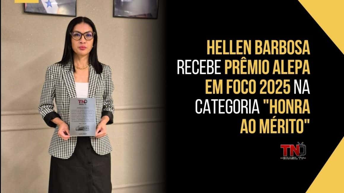 Hellen Barbosa recebe Prêmio Alepa Em Foco 2025 na categoria “Honra ao Mérito” Hellen Barbosa recebe Prêmio Alepa Em Foco 2025 na categoria "Honra ao Mérito"