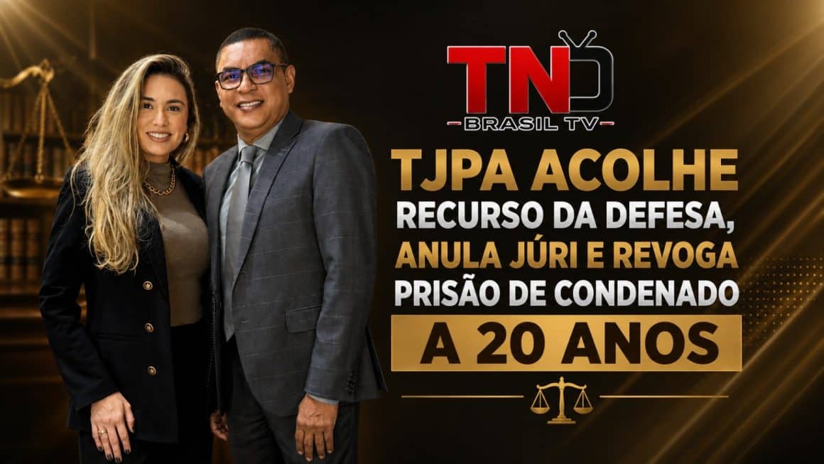 TJPA acolhe recurso da defesa, anula júri e revoga prisão de condenado a 20 anos TJPA acolhe recurso da defesa, anula júri e revoga prisão de condenado a 20 anos