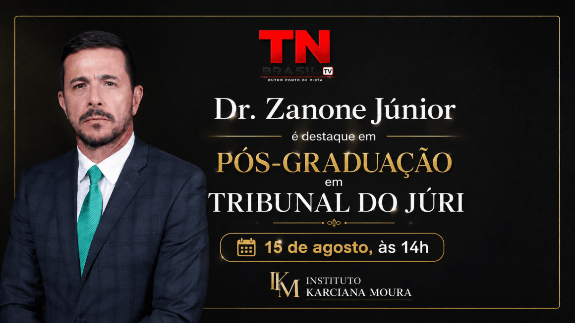 Dr. Zanone Júnior é destaque em Pós-Graduação em Tribunal do Júri do Instituto Karciana Moura Zanone Júnior será palestrante na Pós-Graduação em Tribunal do Júri do Instituto Karciana Moura, no dia 15 de agosto, às 14h.