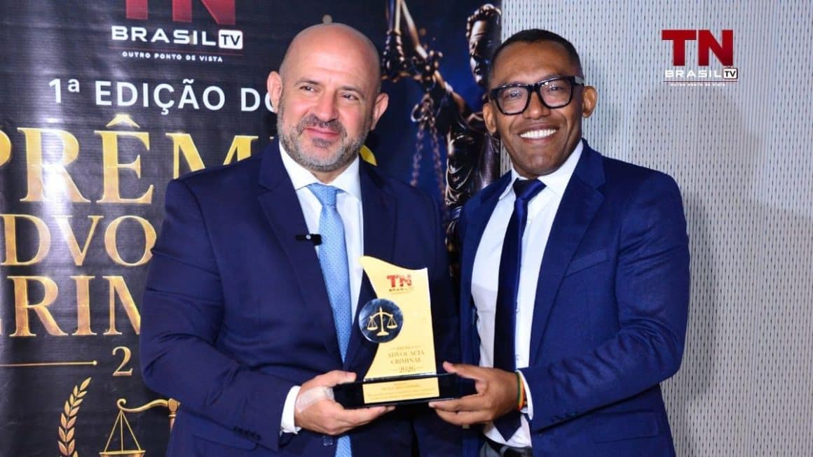 Dr. Eduardo Imbiriba é homenageado na primeira edição do Prêmio Advocacia Criminal, da TN Brasil TV