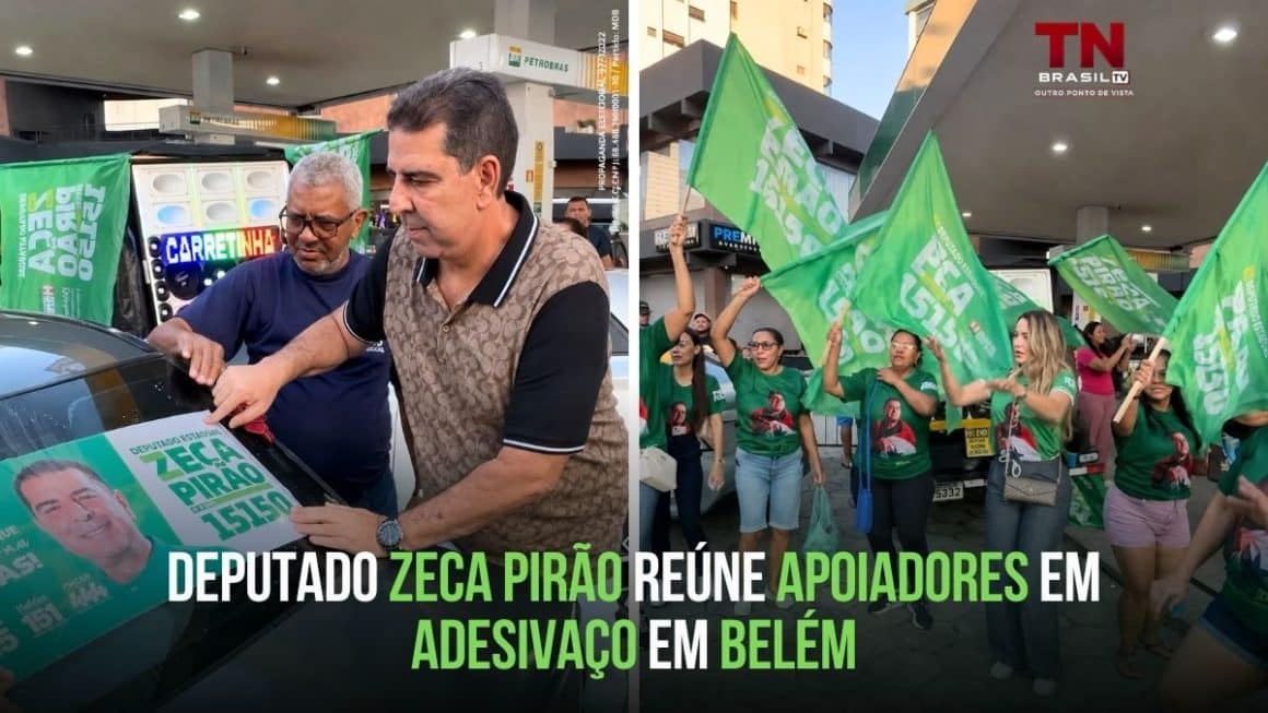 Deputado Zeca Pirão reúne apoiadores em adesivaço em Belém Deputado Zeca Pirão reúne apoiadores em adesivaço em Belém