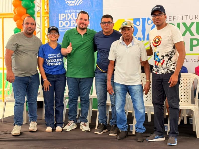 Ipixuna do Pará: Artemes Oliveira entrega ginásio aguardado há anos pela comunidade Escolinha