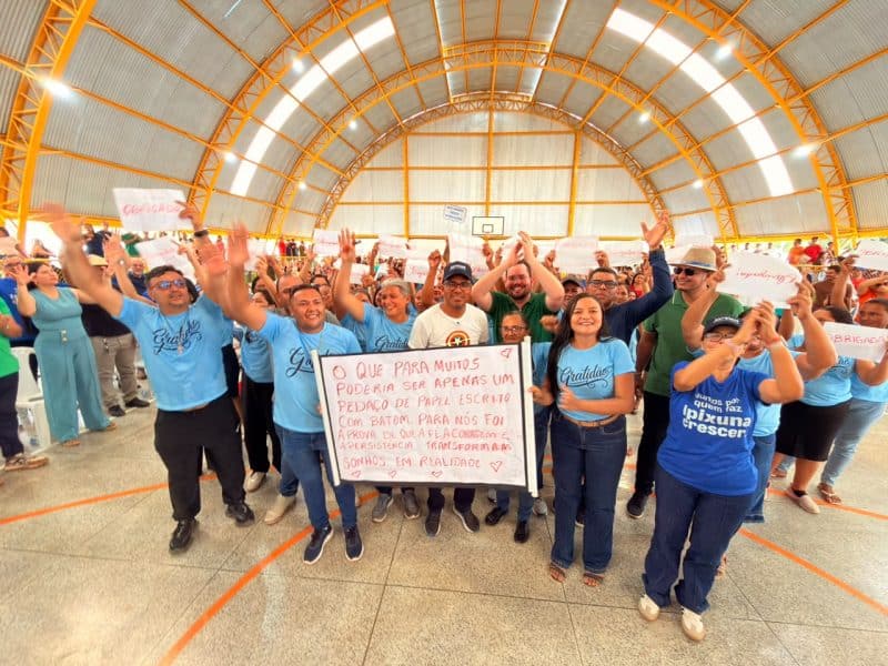 Ipixuna do Pará: Artemes Oliveira entrega ginásio aguardado há anos pela comunidade Escolinha