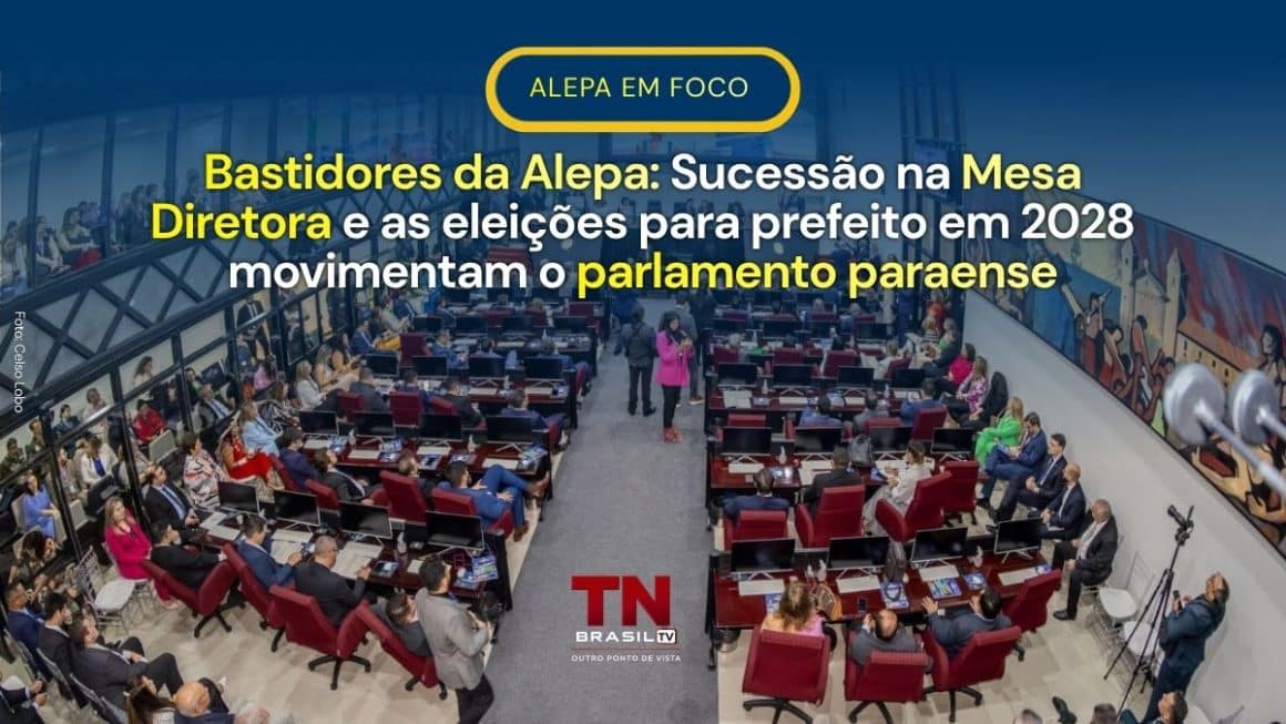 Bastidores da Alepa: Sucessão na Mesa Diretora e as eleições para prefeito em 2028 movimentam o parlamento paraense Deputados estaduais em sessão plenária na Assembleia Legislativa do Pará (Alepa) em Belém.
