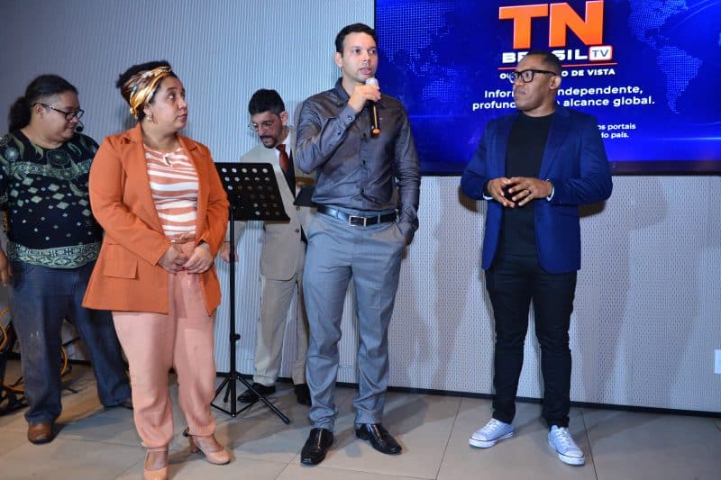 Laércio Nascimento marca presença no I Encontro de Colunistas da TN Brasil TV