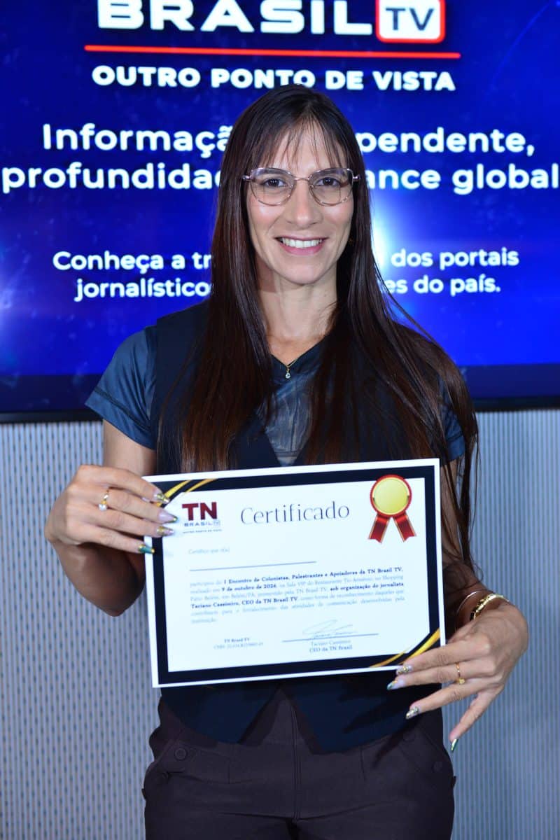 Aline Araújo reforça atuação acadêmica e jurídica em encontro de Colaboradores da TN Brasil TV