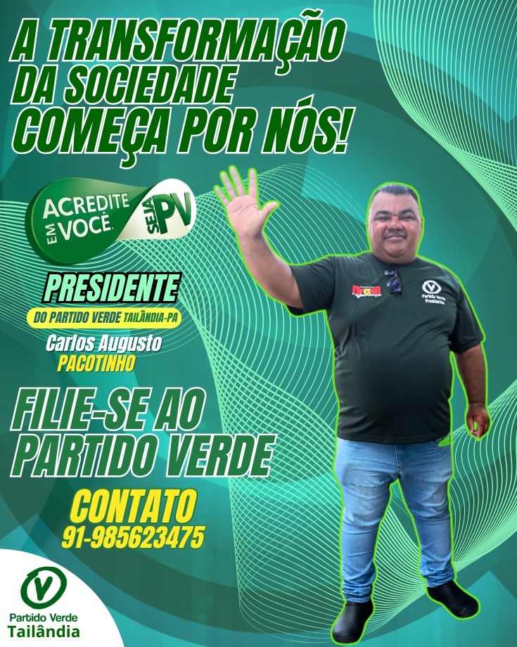 Com apoio de Pacotinho e Joel da Nike, Fábio Figueiras (PV) dobra votação em Tailândia e é reeleito na Alepa