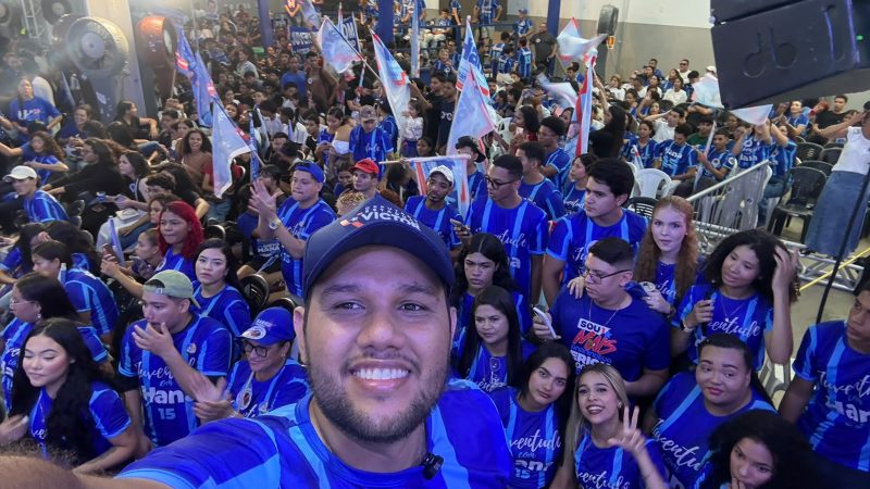 Professor Rafael ganha destaque como importante liderança Jovem do Deputado Estadual Victor Dias e desponta como possível promessa para 2028